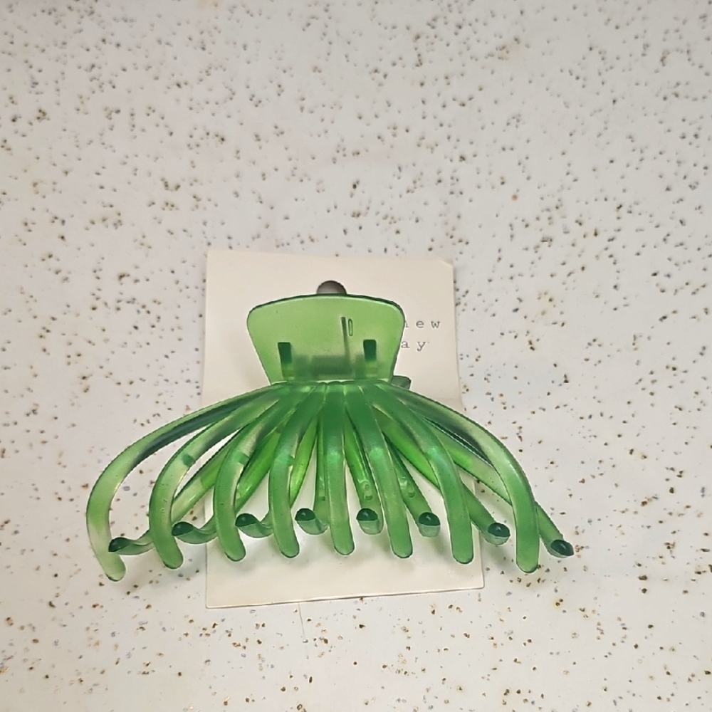 Green Hair Clip
